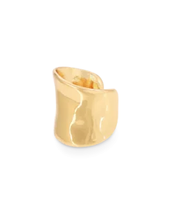 Anneau pour oreille - Hammered Gold