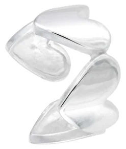 Anneau pour oreille - Silver Hearts