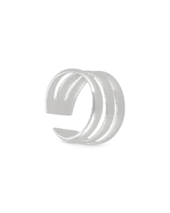 Anneau pour oreille - Silver Stripes