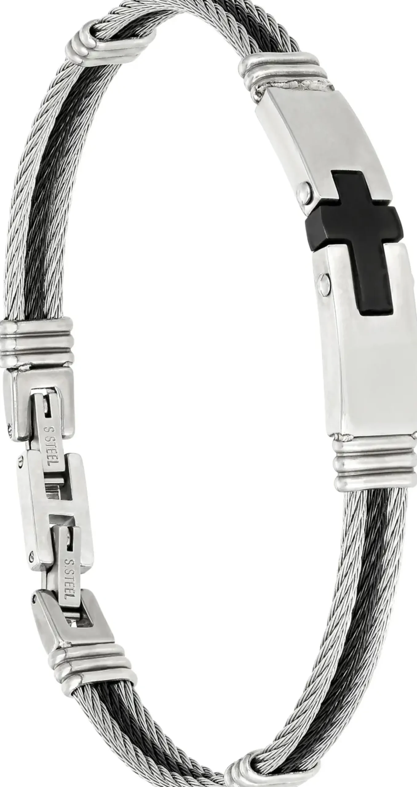 Bacelet pour homme - Steel Cross