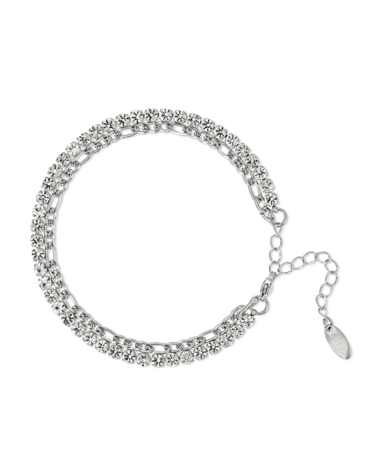 Bacelet pour homme - Steel Sparkle