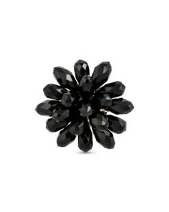 Bague - Black Flower