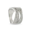 Bague - Crossed Silver