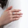 Bague - Cubic zirconia ovale