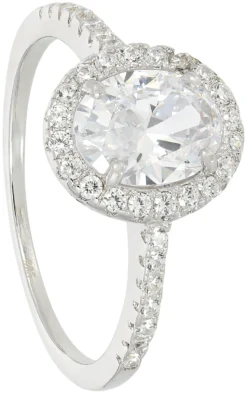 Bague - Cubic zirconia ovale