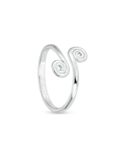 Bague d'orteil - Silver Swirl