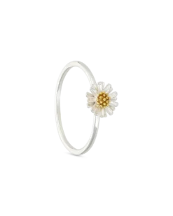 Bague en argent massif - Daisy Star