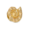 Bague - Golden Ammonite