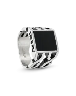 Bague pour homme - Black Square