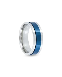 Bague pour homme - Blue Glow