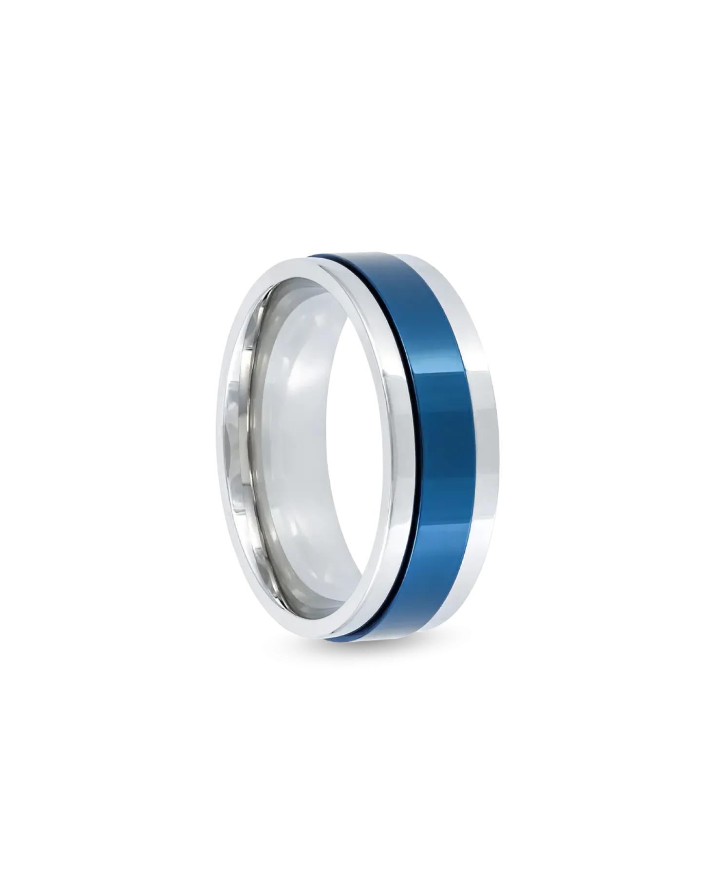 Bague pour homme - Blue Glow