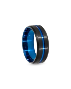 Bague pour homme - Blue Line