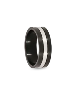 Bague pour homme - Shiny Black