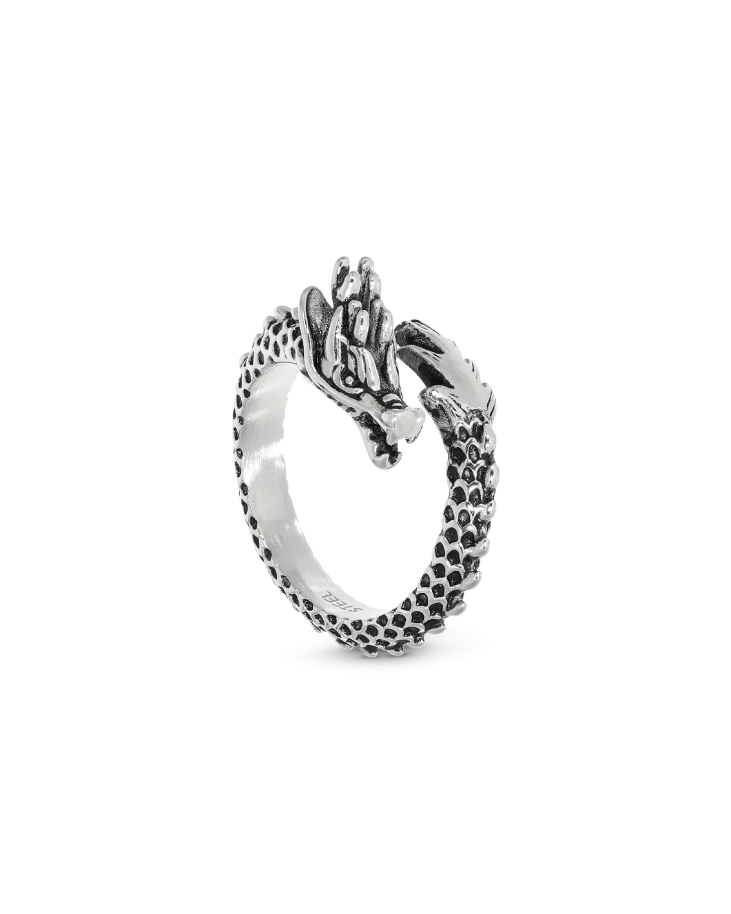 Bague pour homme - Steel Dragon