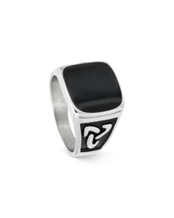 Bague pour homme - Steel Enamel
