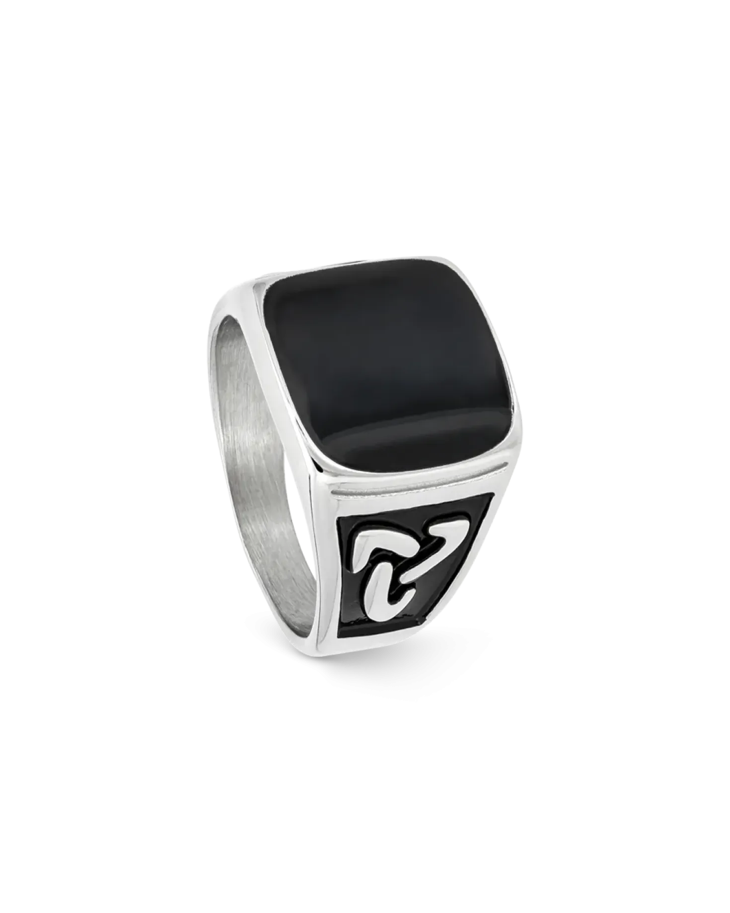 Bague pour homme - Steel Enamel