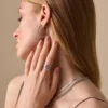 Bague - Silver Coral