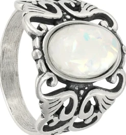 Bague - Silver Opal