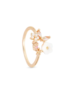 Bague - Zirconia Floral