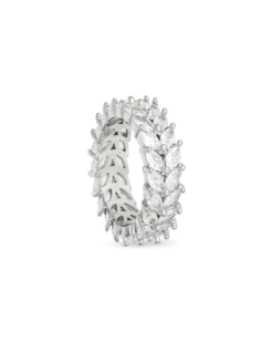 Bague - Zirconia Leaves