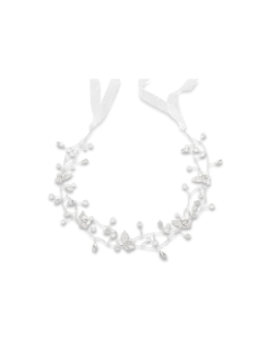 Bandeau - Silver Flowers