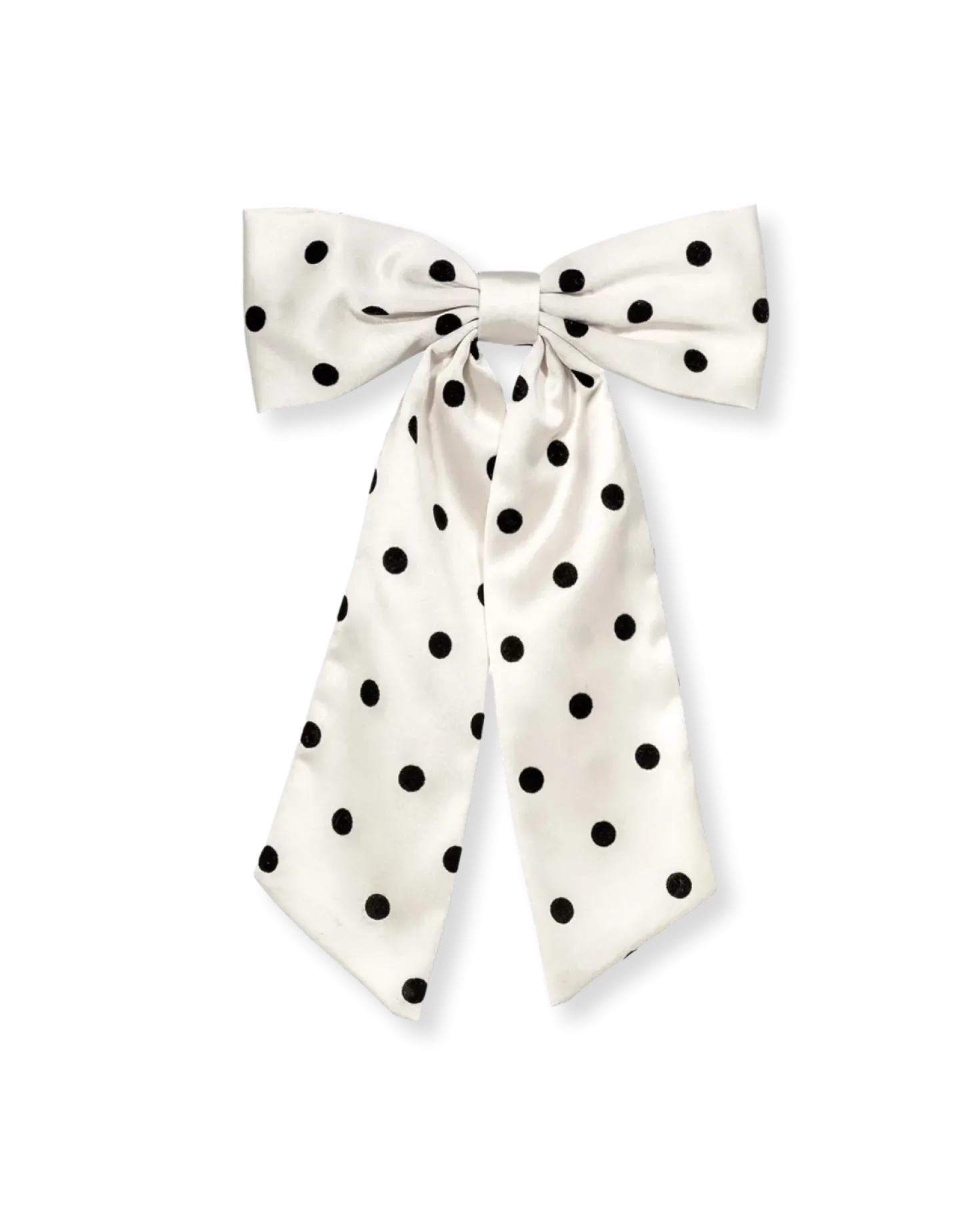 Barrette - Black Dots