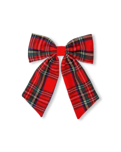 Barrette - Checkered Red