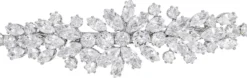 Barrette - Floral Zirconia