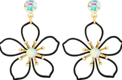 Boucles d'oreilles - Black Bloom