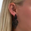 Boucles d'oreilles - Black Heart