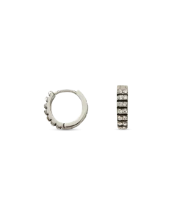 Boucles d'oreilles - Black Silver
