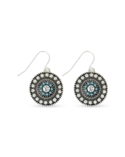 Boucles d'oreilles - Bluish Circle