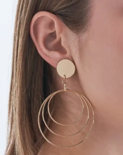 Boucles d’oreilles clips - «Anneaux»