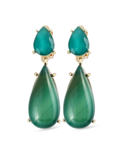 Boucles d'oreilles clips - Awesome Agate