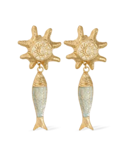 Boucles d'oreilles clips - Big Sun