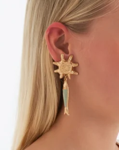 Boucles d'oreilles clips - Big Sun