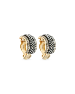 Boucles d'oreilles clips - Black Gleam