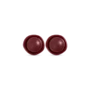 Boucles d'oreilles clips - Burgundy Circle