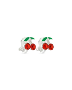 Boucles d'oreilles clips fille - Sweet Cherry