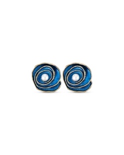 Boucles d'oreilles clips - Floral Spiral