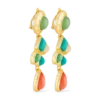 Boucles d'oreilles clips - Geometric Vintage