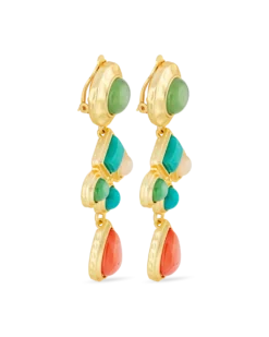 Boucles d'oreilles clips - Geometric Vintage