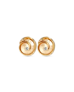 Boucles d'oreilles clips - Golden Shell