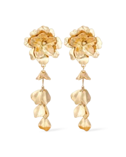 Boucles d'oreilles clips - Golden Flower
