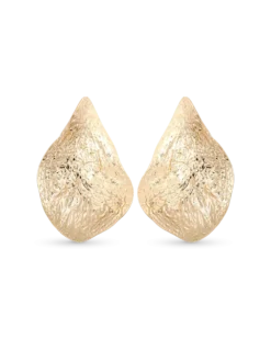 Boucles d'oreilles clips - Golden Leaf