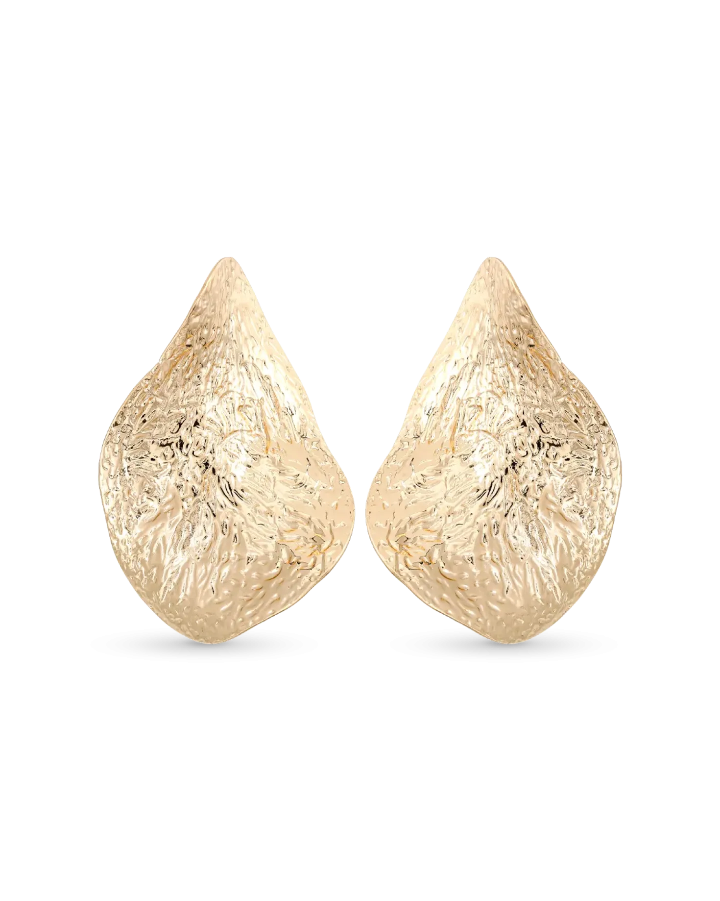Boucles d'oreilles clips - Golden Leaf