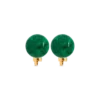 Boucles d'oreilles clips - Moss Agate