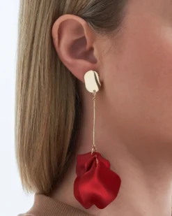 Boucles d'oreilles clips - Romantic Leaves