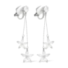 Boucles d'oreilles clips - Silver Blossom