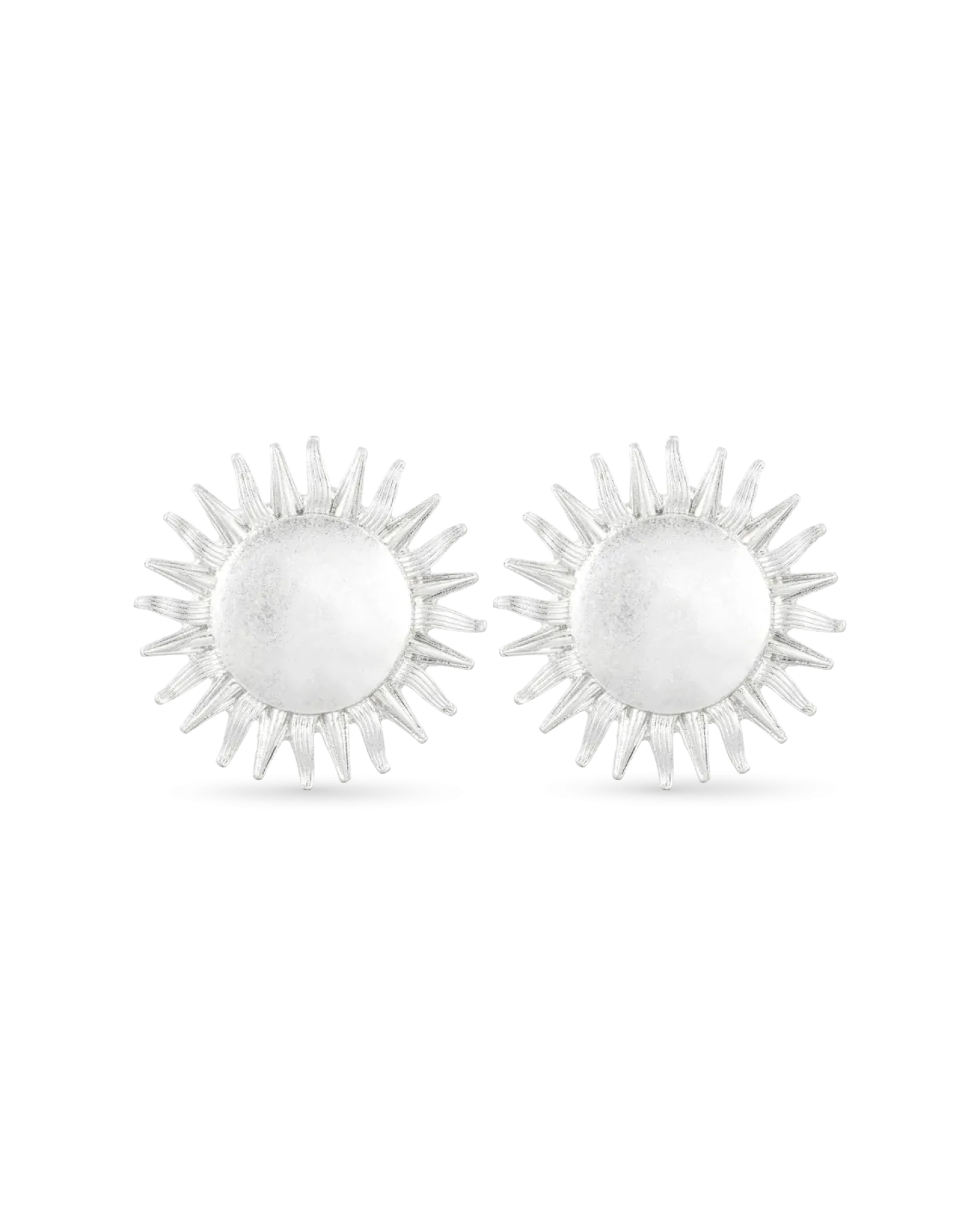 Boucles d'oreilles clips - Silver Sun